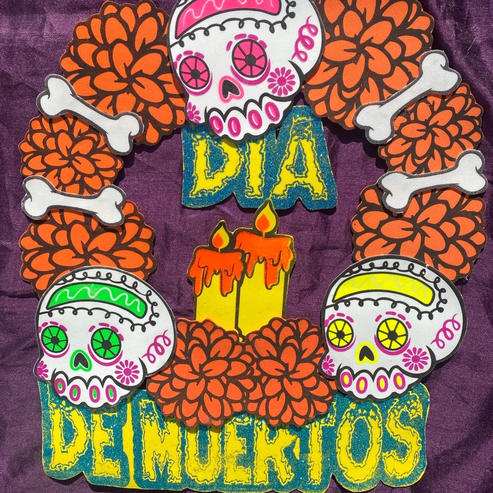 Día de Muertos Wreath FOAM